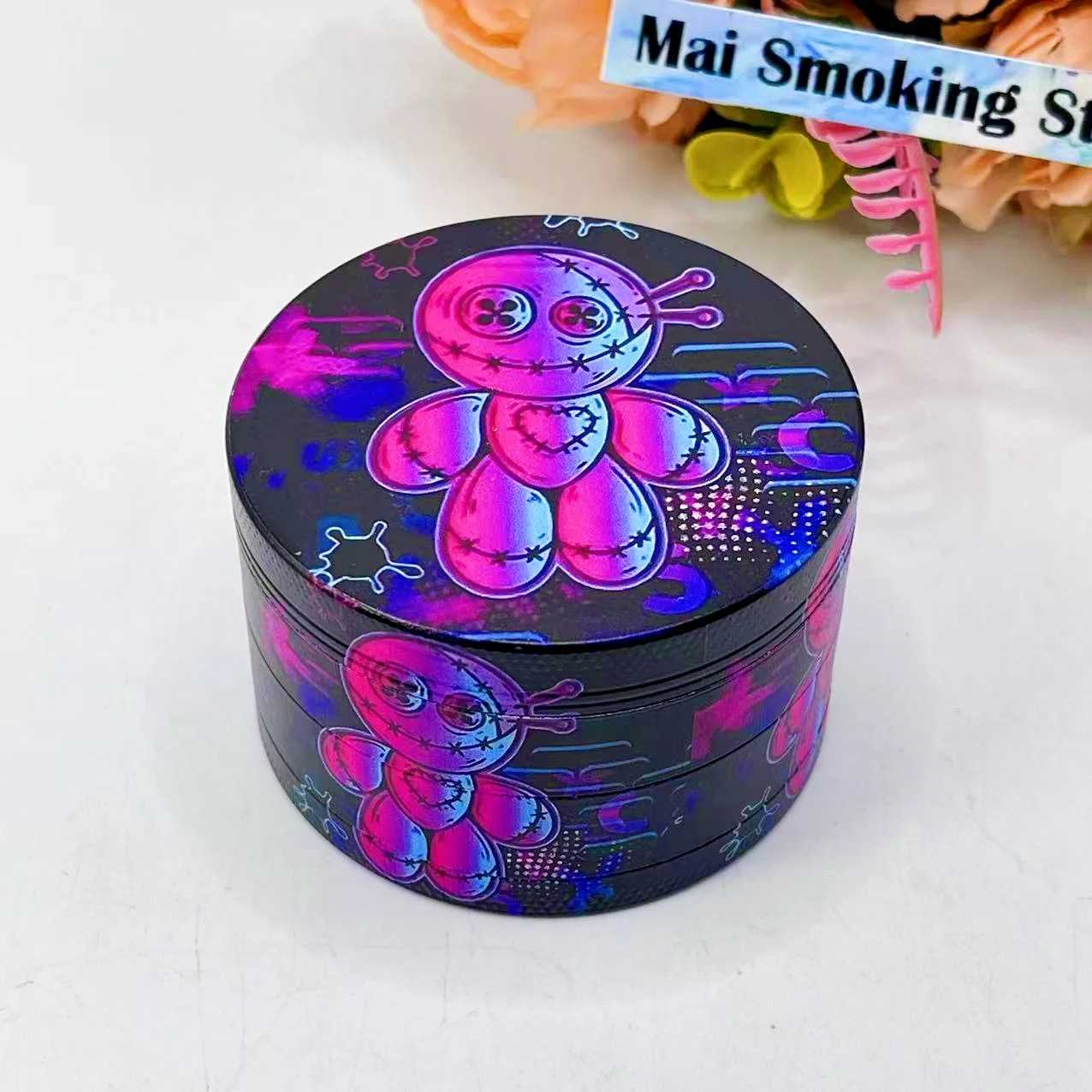 2/2.5in Banette Herb Grinder 4-layer Manual Spice Pepper Salt Mortar Pestle Tobacco Grass Raw Herb Grinder Cigarette Smoke Tool Y250521