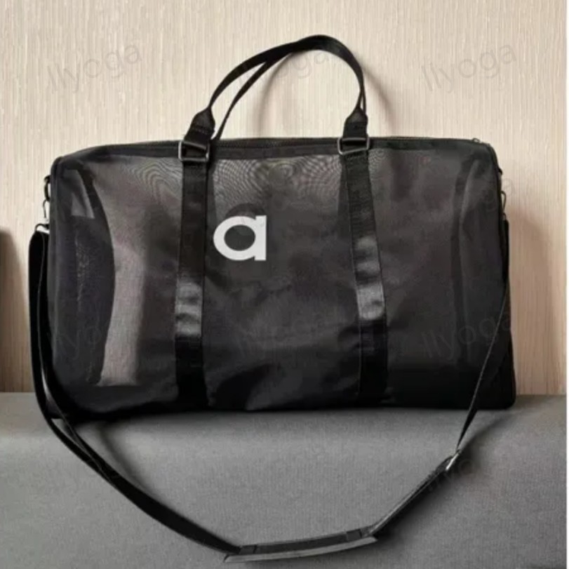 Summer handbag Yoga Mesh Fabric Fitness Bag Sport Women Bag Outdoor Fitness Portable Bags Travel Diagonal Span Package Bags