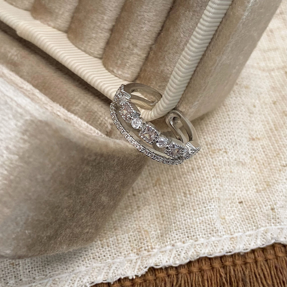 Band Snake Rings For Women Men Punk Hip Hop Open Adjustable Gold Plated Ring Stainless Steel Zircon Aesthetic Jewelry anillos Homme High quality gold  - view 9