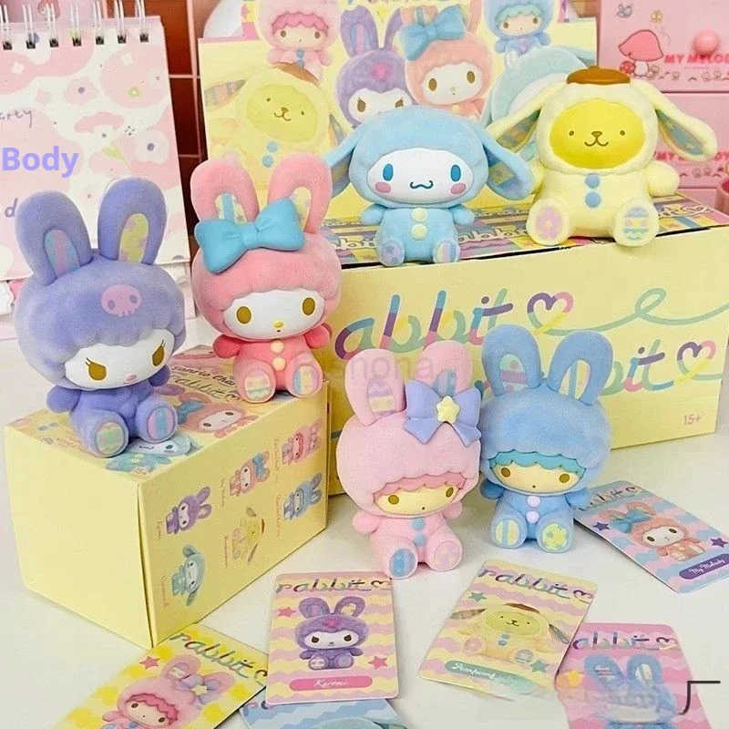 Sanrio Hello Kitty Kuromi Mymelody Blind box cute cartoon doll blind box Figure Decor Collection Model Toys gifts X250523