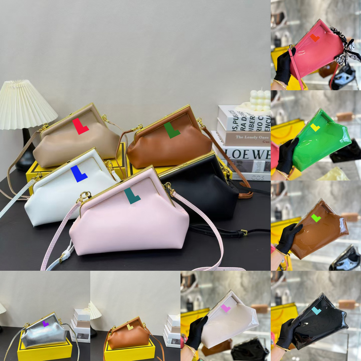 Designer 2025 Spring bag clip bag Fashion bag Cloud bag hand bag texture women's bag high-grade single shoulder crossbody bag