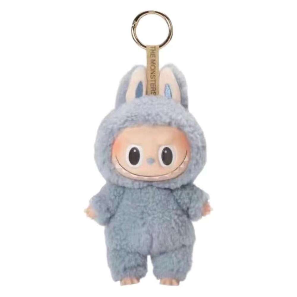 Bubble Labubu Rubber Face Decoration aron First Generation Plush Toy Doll