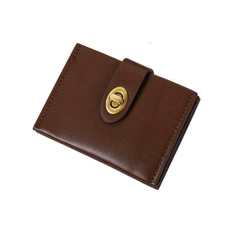 Japanese and Korean Small Short New Solid Color Simple High end Student Instagram Multi Card Thin Style Wallet Women's designer bag
