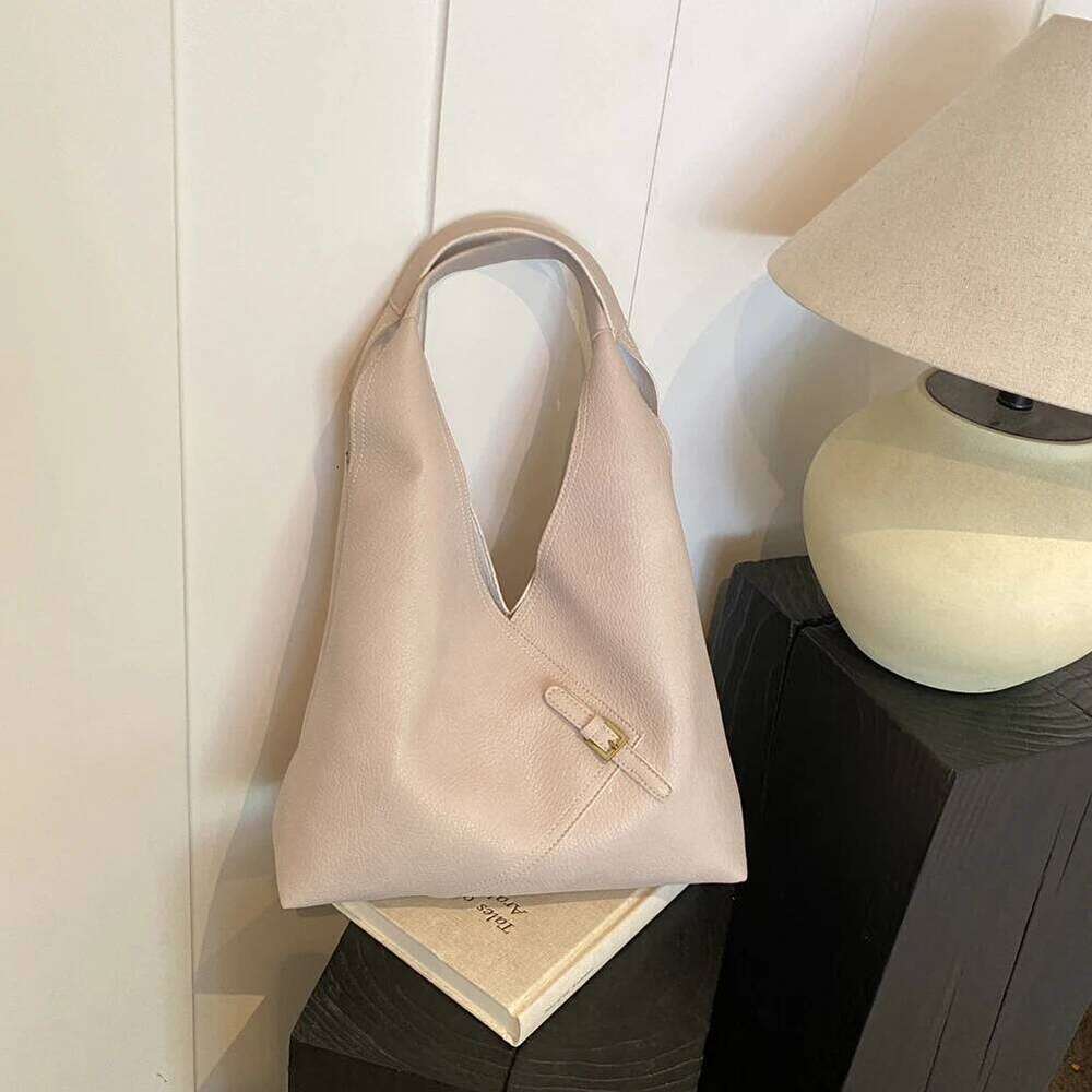Women's Bags Designer Women PU Shoulder Fashion Tote Large Capacity Top Handle Hasp Closure Slouchy Hobo Vintage Shopper Bag