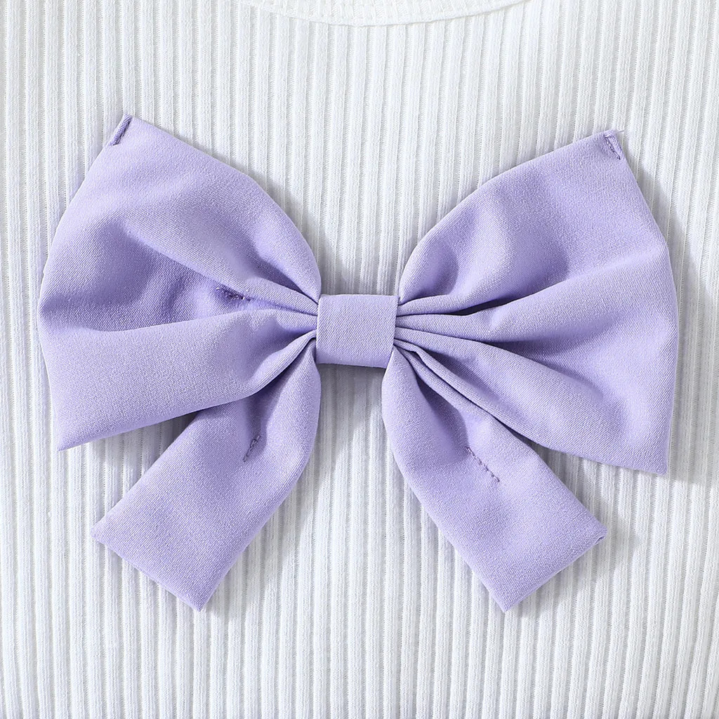 Kid Girl Puff Tulle Sleeve Bow Blouse and Elastic Pleated Skirt Summer Outfit Toddler Infant Clothing Set Kids Wear Ootd 250517z