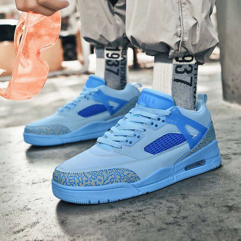 Blue Sneakers Brand High Quality Skate Men Designer Lace-up Platform Skateboarding Shoes for Women