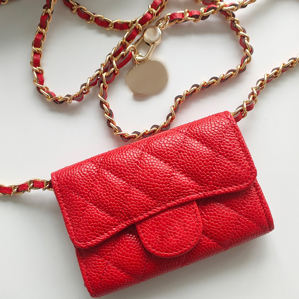 Designer Bag Crossbody Wallet Women Coin Purse Handbags Designer Bag High Quality Caviar Cowhide Flap Bag Luxury Purses With Chain Cross Body Bag Luxury Purse