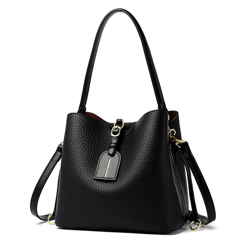 Free Shipping Designer Women's Bag New Fashion Multifunctional Large Capacity Crossbody Bag Simple Commuting Bucket Bag Handbag