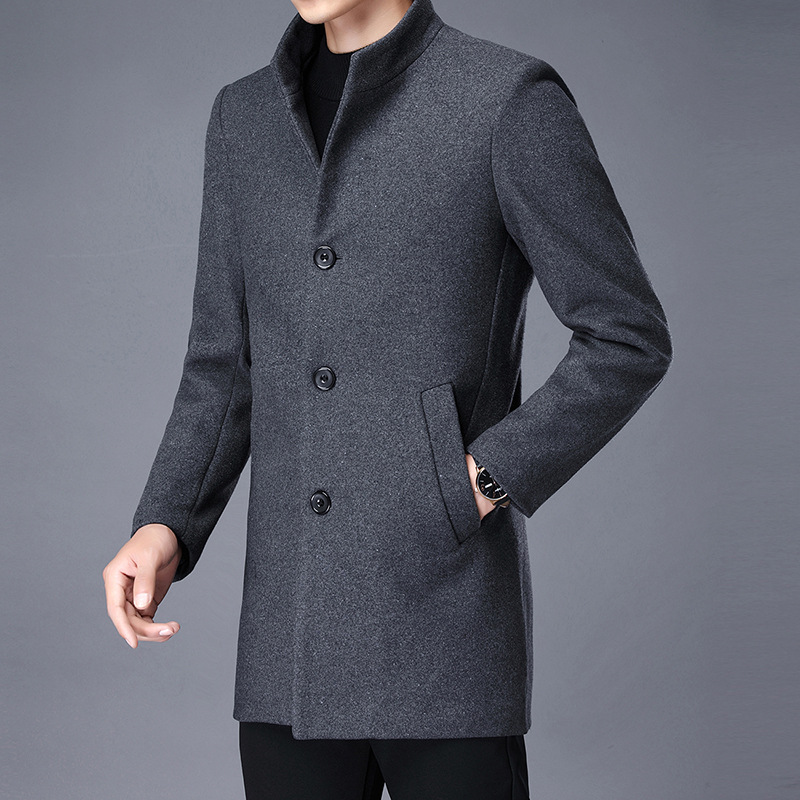 k1252 Breasted Men's Suit Jacket for a Modern