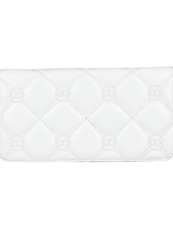 Ladies purse new simple fashion embroidery line long single zipper handbag large capacity wallet mobile phone bag 2025