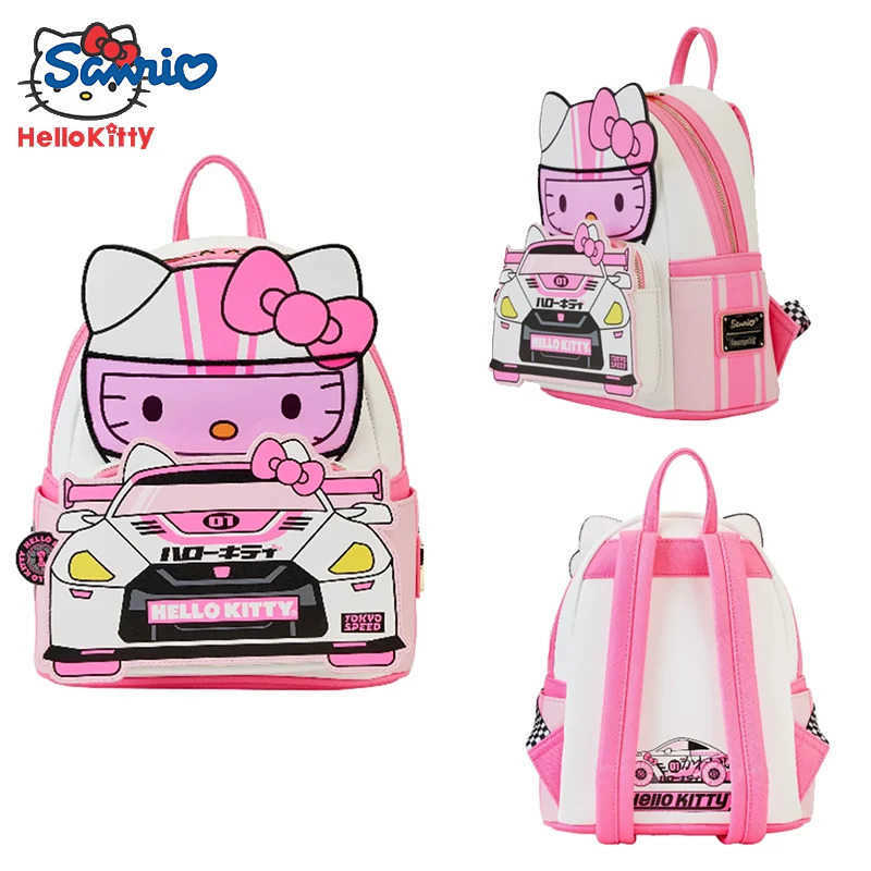 Sanrio Hello Kitty Loungefly Backpack Cute Printed Primary School Student Backpack Girl Mini Cartoon Backpack Girl Birthday Giftw250523