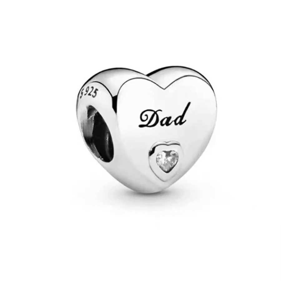 Authentic Forever Family Series Charm Sisters Uncle Dad Wife Bead Fit Original European 925 Sterling Silve Bracelet Jewelry GiftXJ250523