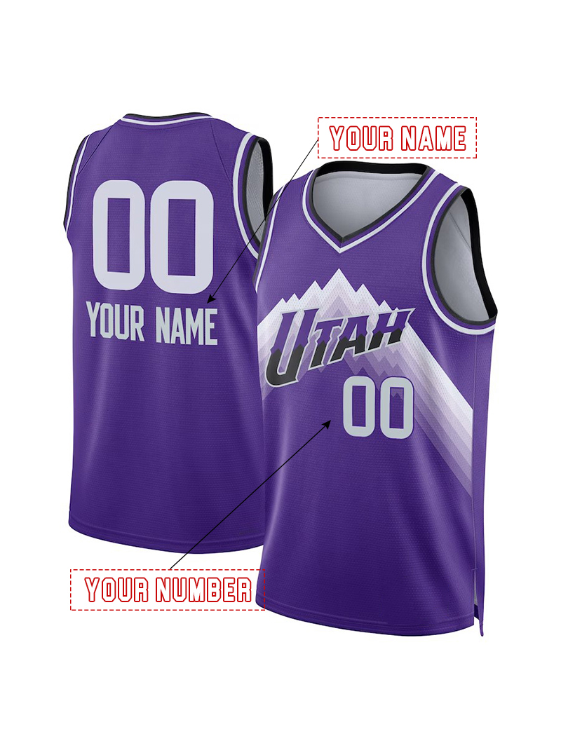 CLARKSON MARKKANEN 23 2024-25 City Basketball Jeresys HENDRICKS 2 KESSLER 33 COLLINS 30 SEXTON 11 Filipowski Custom ed New Inform Embroidered Sweatshi