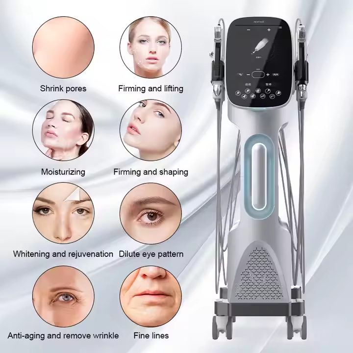 Professional 9 IN 1 Skin Care Device with Oxygen Injection and Roller Speed Lift for Anti-Wrinkle
