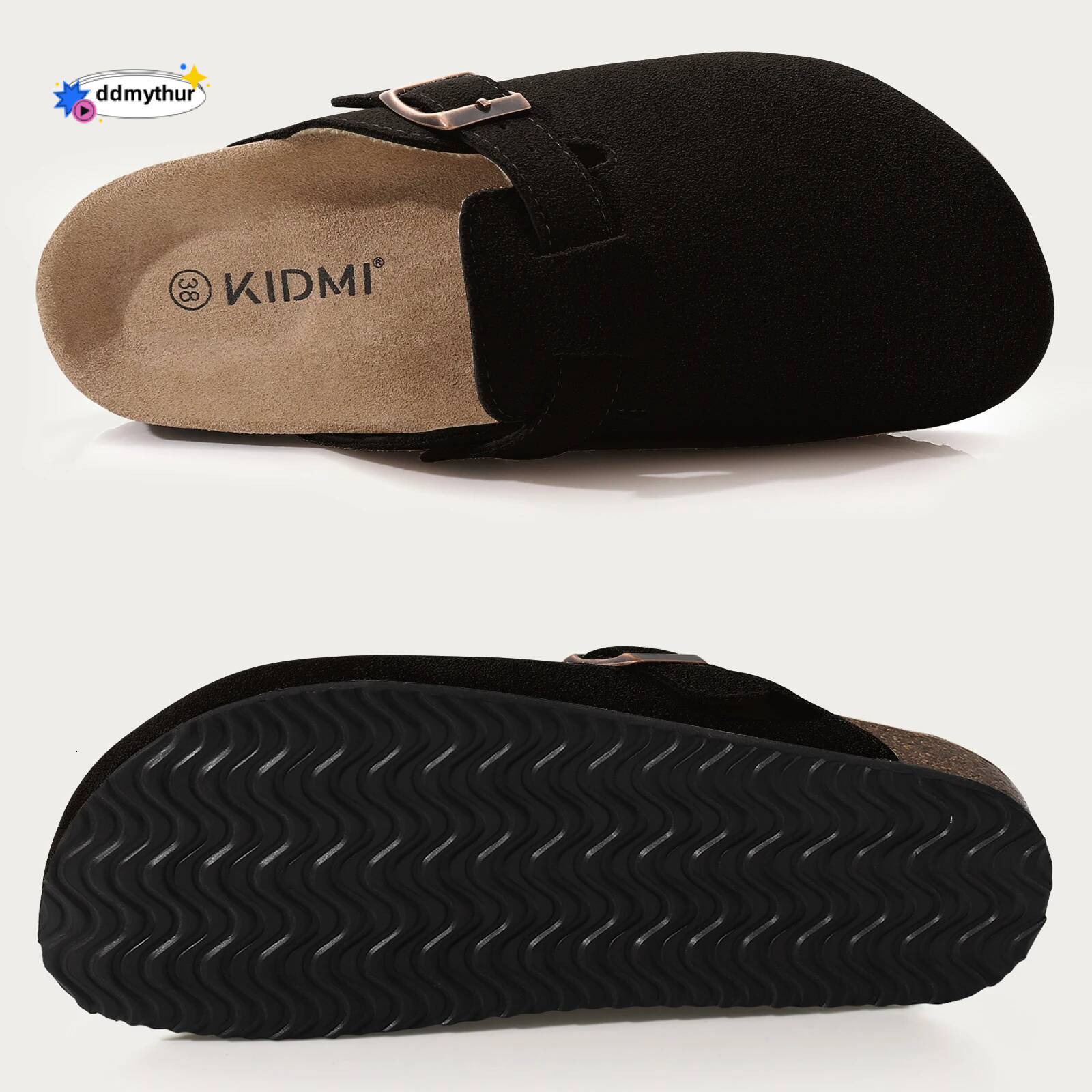 Comwarm Footbed For Women Men Fashion Leather Comfort Potato Shoes With Arch Support Indoor Outdoor ddmythur