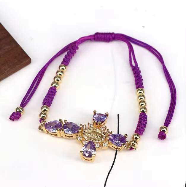 DHCollections Handmade Star Charm Bracelet Adjustable 18K Gold Plated Lucky Crystal Jewelry for Women