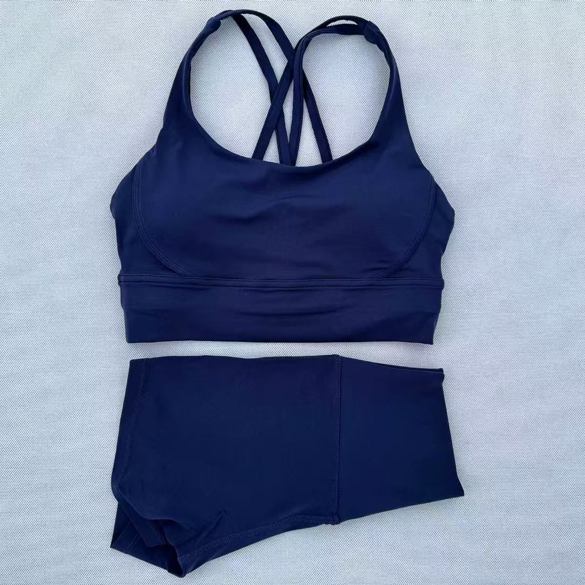 New Styles Women Yoga Sets Push Up Fit ness Hotty Biker Shorts Sports Back Cross High Waist Elastic Sportswear Outfits Gym Suits Cloth Running Workout