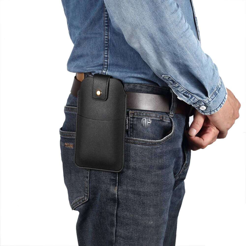 Universal PU Leather Belt Clip Case Pouch For Xiaomi 14T Plus Redmi Note 9 10 11 12 13 14 Pro Cover
