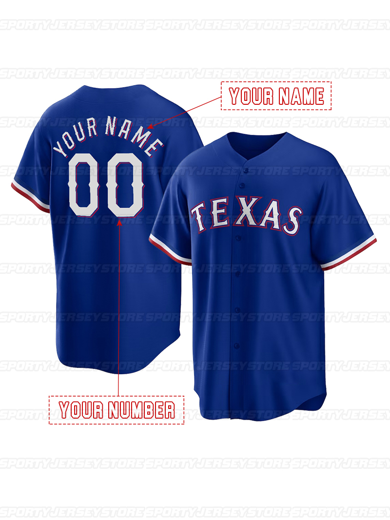 Custom Jersey 53 Adolis Garcia Wyatt Langford Corey Seager Jacob deGrom Mitch Garver Josh Jung Semien Lowe Texas Scherzer Carter