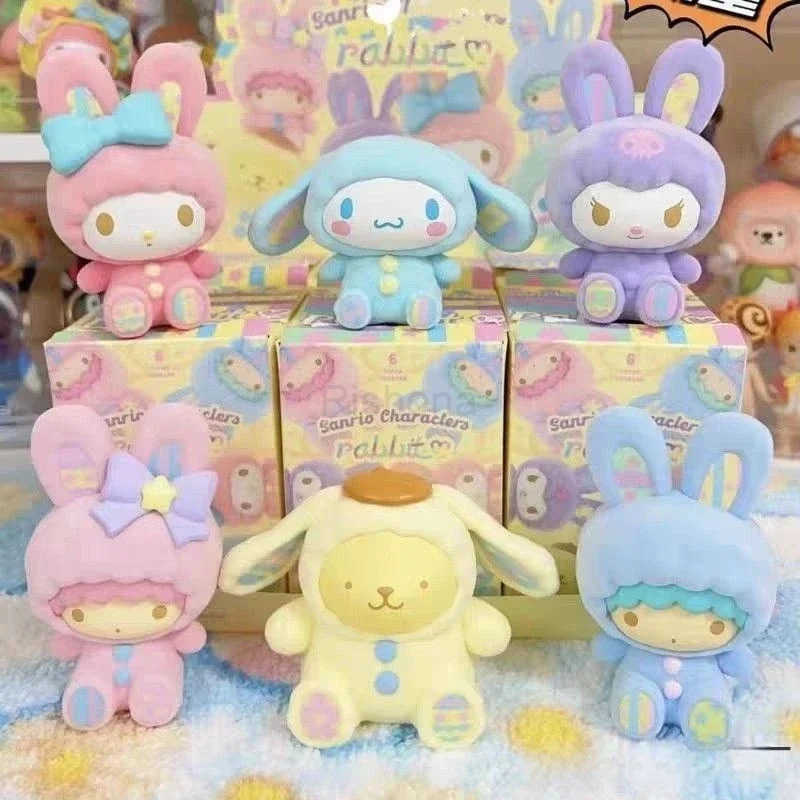 Sanrio Hello Kitty Kuromi Mymelody Blind box cute cartoon doll blind box Figure Decor Collection Model Toys gifts X250523