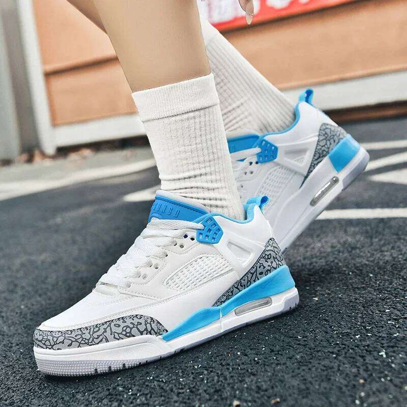 2025 Spring and Summer New Basket ball Men's Sports Casual Lightweight Soft Soled Running Board Shoes