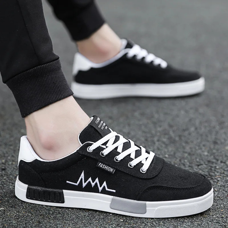 Mens Shoes 2024 Breathable Canvas Fashion Versatile Sports Casual Board Comfortable 250520X