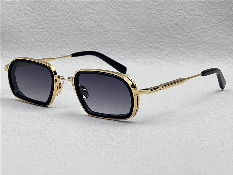 New fashion design small square sunglasses MARTIN metal and acetate frame simple and elegant style high-end outdoor UV400 protection glasses