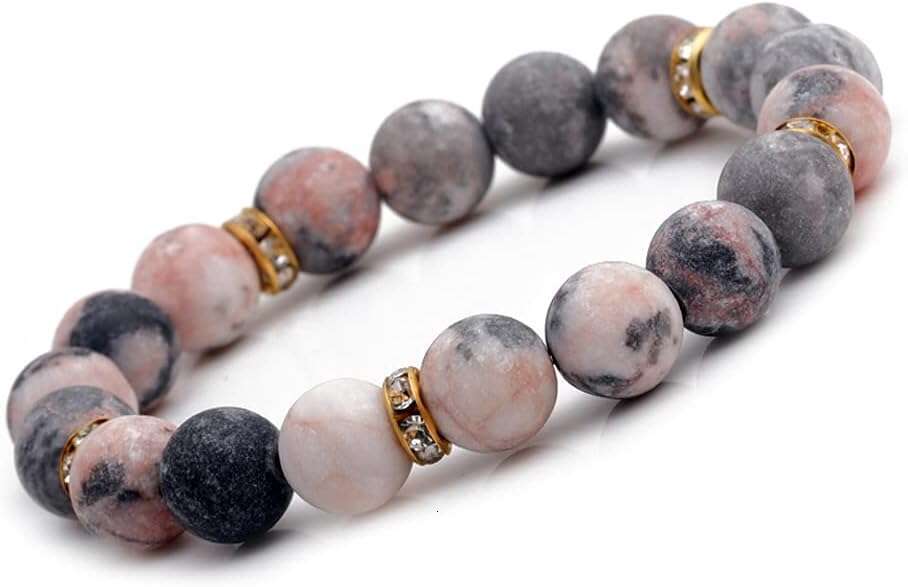 Anxiety Crystal Chakra Beaded Bracelets Rose Quartz Crystals And Healing Stones Yoga Bead Calming Stretch Bracelet Stress Relief Gifts For Women