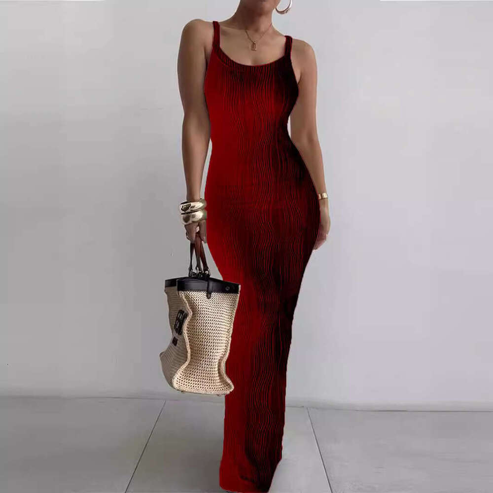 Halter Whit Maxi Dresses Summer Women S Tight Sleeveless Temperament Long Dresses Prom Sexy Dress