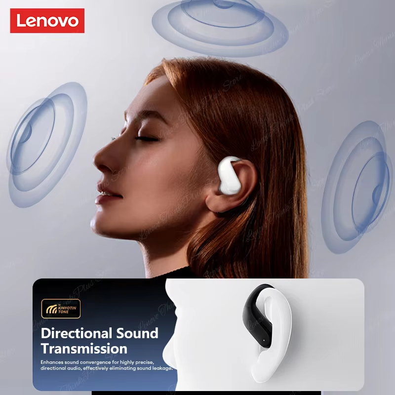 Lenovo XT55 OWS Wireless Bluetooth 5.4 Earphones 45H Long Battery Life Headphone Noise Cancelling Gaming Headset With Mic