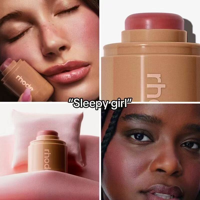 RHODE Makeup Toast New Cheek Blush Cream Blusher Stick Lip Gloss Phone Case For iPhone INS SALTY TAN Raspberry Espresso Lipstick