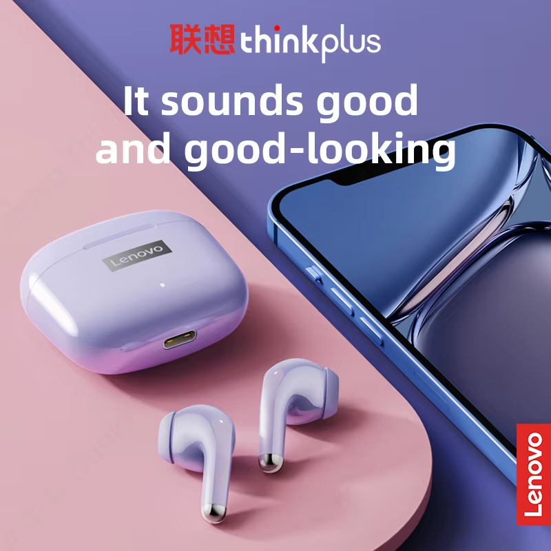 Lenovo LP40 Pro TWS Earphones Wireless Bluetooth V5.1 Sport Noise Reduction Headphones Touch Control HD Call With Mic