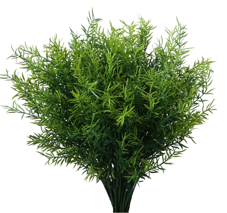 Artificial Reed Grass Large Fake Onion Grass Plants Tropical Green Plants Leaves Bouquet PVC Grass For Wedding Garden Offic