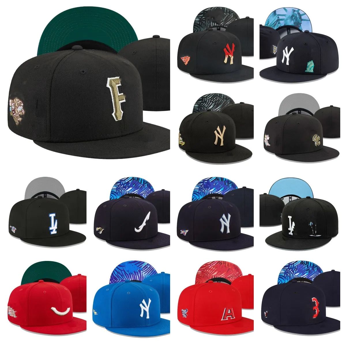 Wholesale designer Fitted hats Snapbacks sizes hat All Team Logo unisex Adjustable baskball Cotton Caps Outdoor Sports Embroidery Fisherman Leather size 7-8