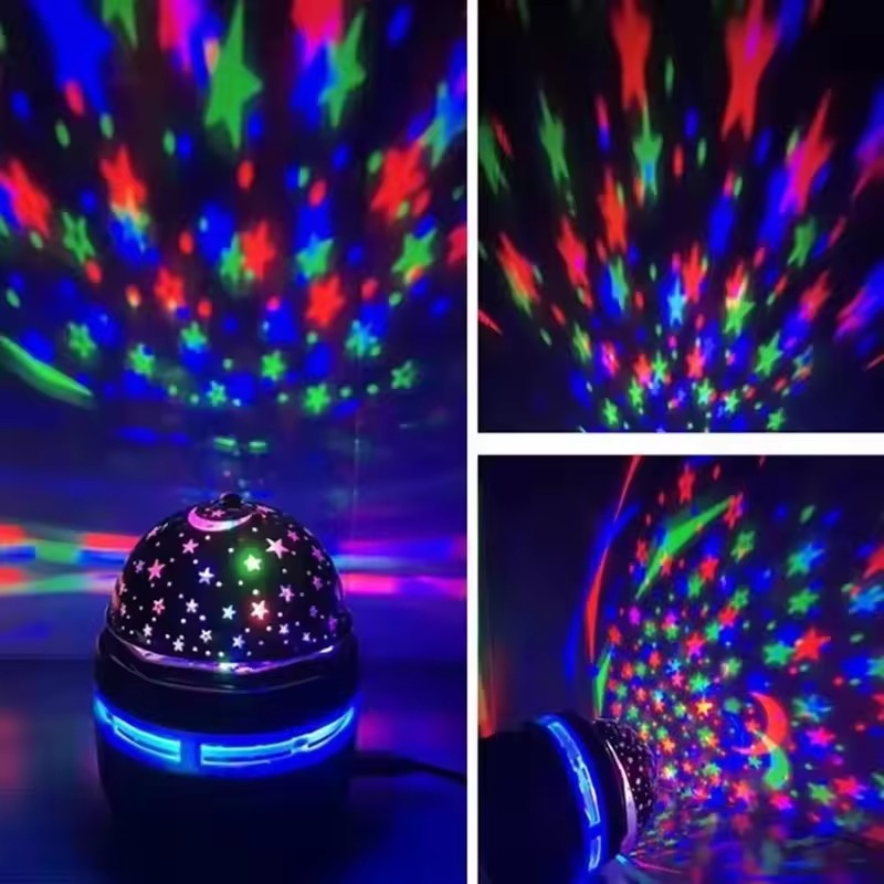 LED Galaxy Projector Light Rotatable Starry Sky Projector for Bedroom, Kids Room, Christmas Party Decor