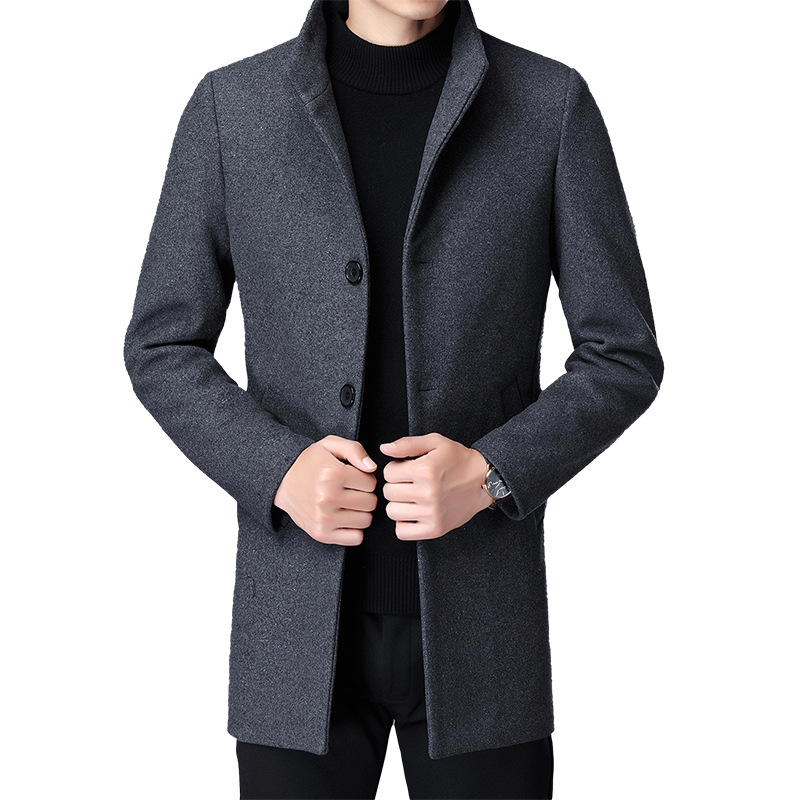 k1252 Breasted Men's Suit Jacket for a Modern