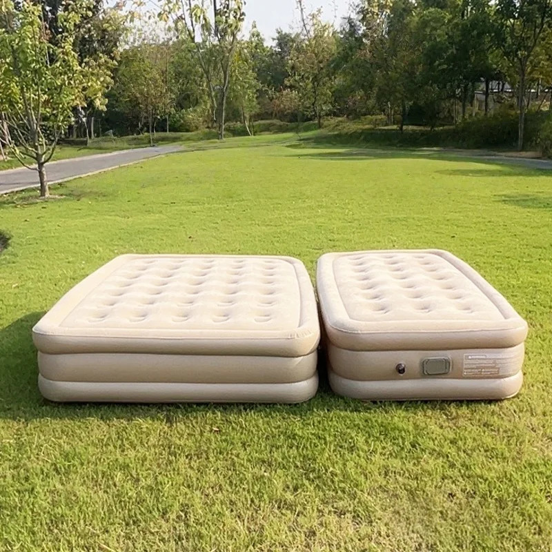 Queen Air Mattress with Built in PumpComfort Blow up Mattress Inflatable Mattress for Home Travel Camping Airbed 250514