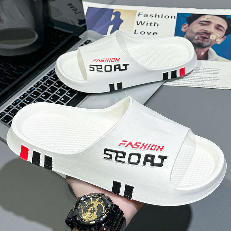 Men's Slippers Summer Designer Sandals 2025 For Outdoor Wear Thick Soled Non Slip Slippers For Home Use Anti Odor And Anti Poop Feeling Basketbal