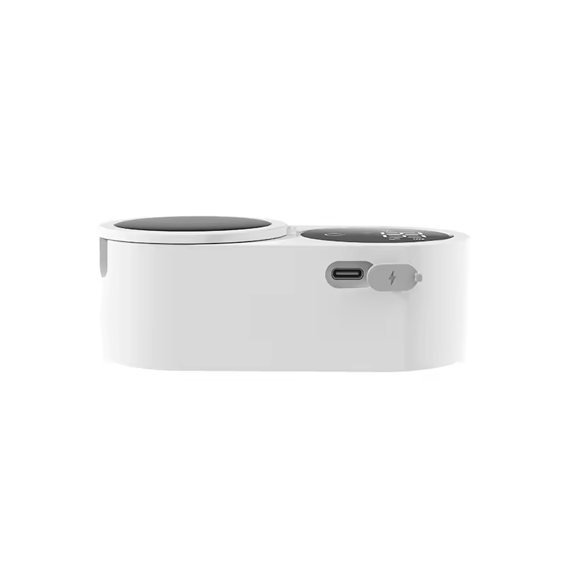 Smart Automatic Inductive Dual Toothbrush Sanitizer with Digital Display UVC UV Sterilization Circulating Air Drying