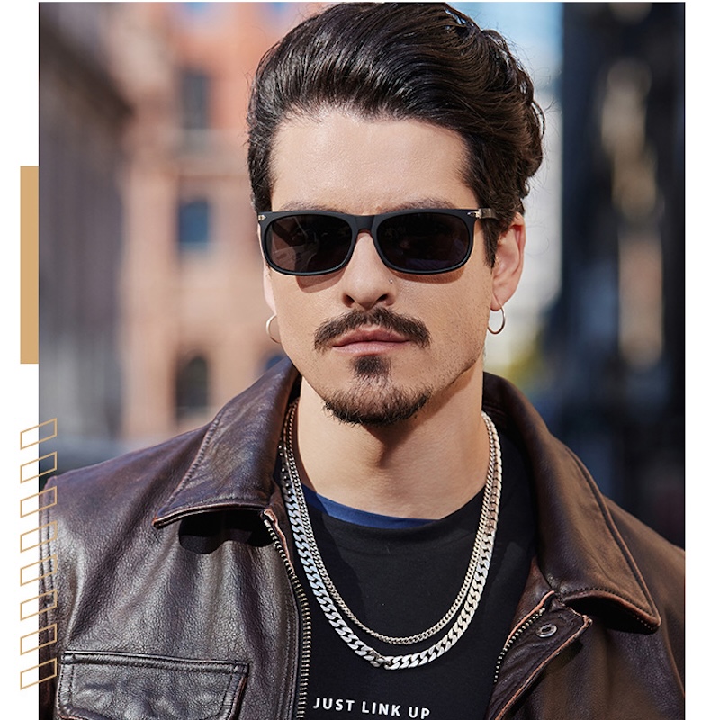 Square Polarized Sunglasses Men 007 Style Driving Glasses Male Luxury Brand Designer Eyeglasses Oculos De Sol Masculino Cycling Cat Eye Fishing CB CAV