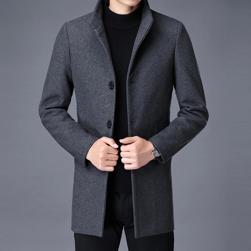 k1252 Breasted Men's Suit Jacket for a Modern