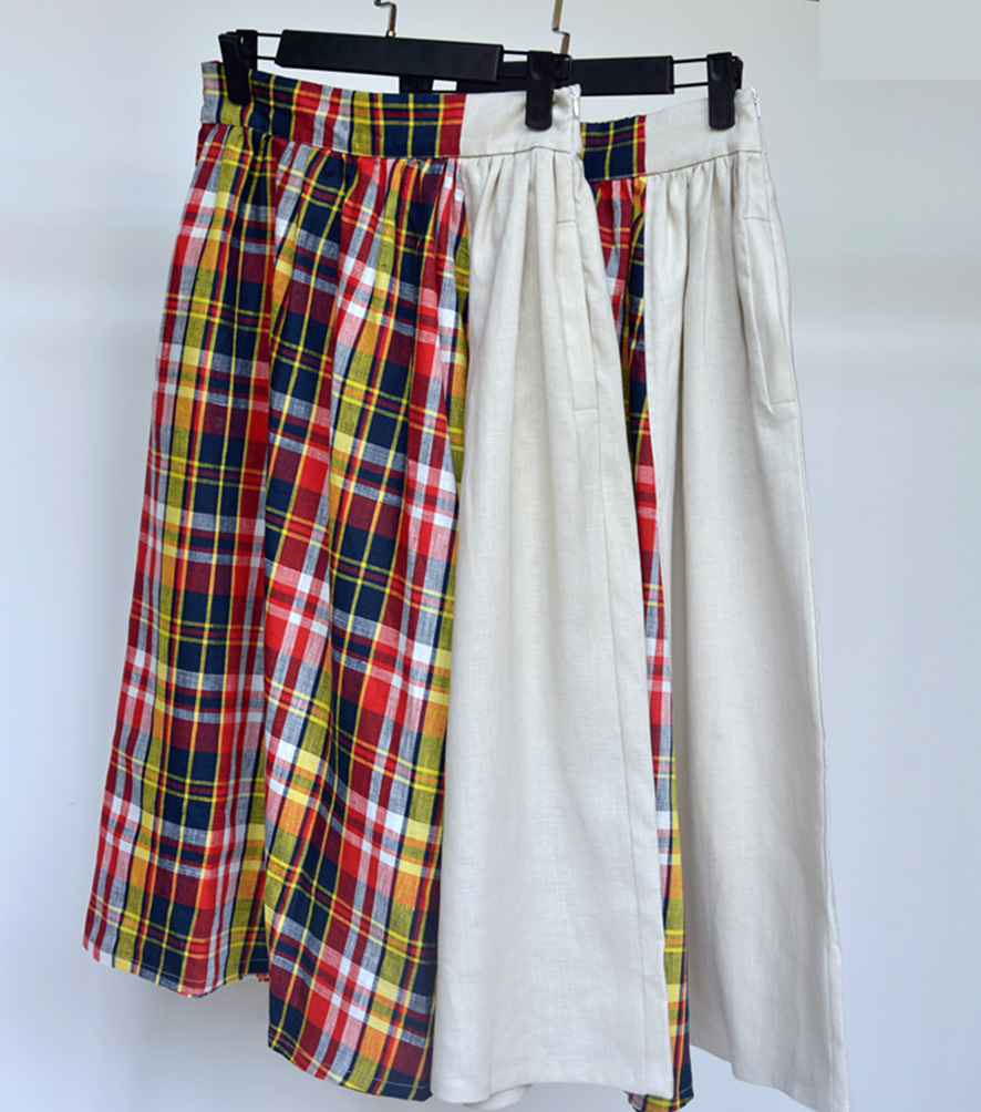 Summer women designer skirt linen Trumpet Skirts Long Dresses Luxury Ladies Skirt Fashion Women High Quality Flared skirt Leisure A-line Skirt Large S