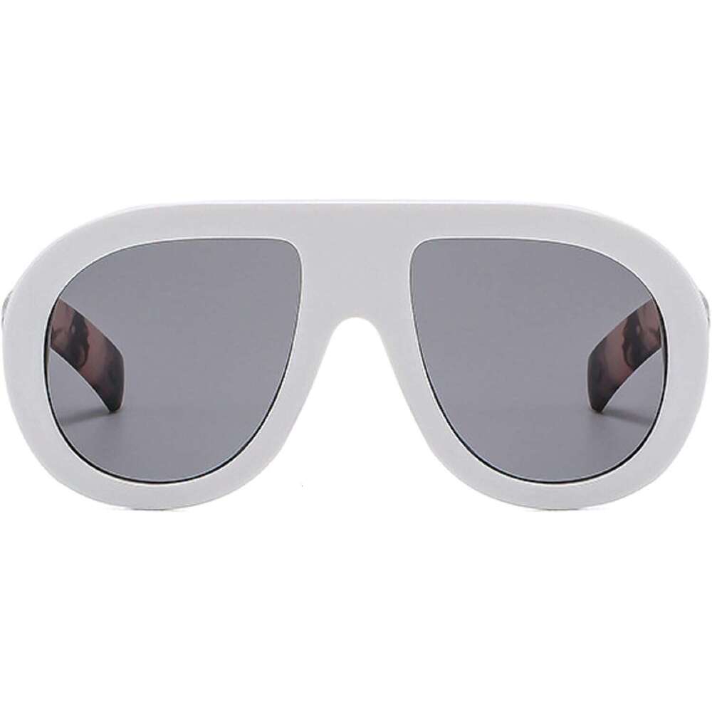 DHcollections Popular Fashion Pilot Sunglasses Women Retro Chunky Designer Men Punk Gradient Shades UV400 Oversized Sun Glasses