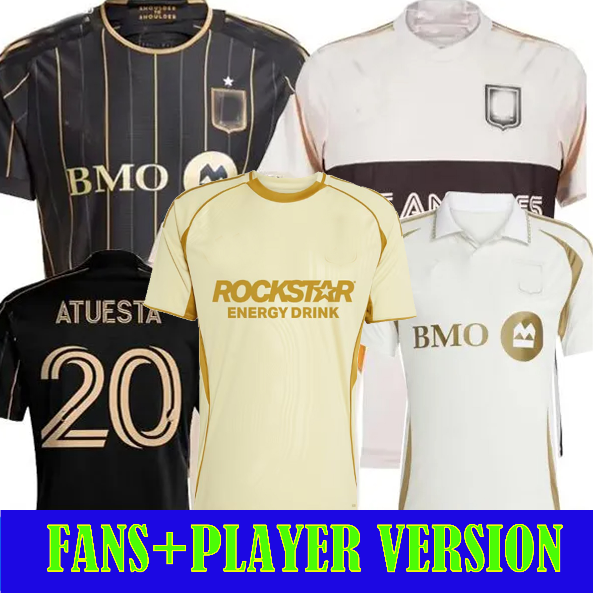 fans player LAFC 2024 Los Angeles FC Soccer Jersey Kids Kit Man Major League 24 25 26 Pre-Match Football Shirt Primary Home Black Away Smokescreen BOUANGA OLIVERA