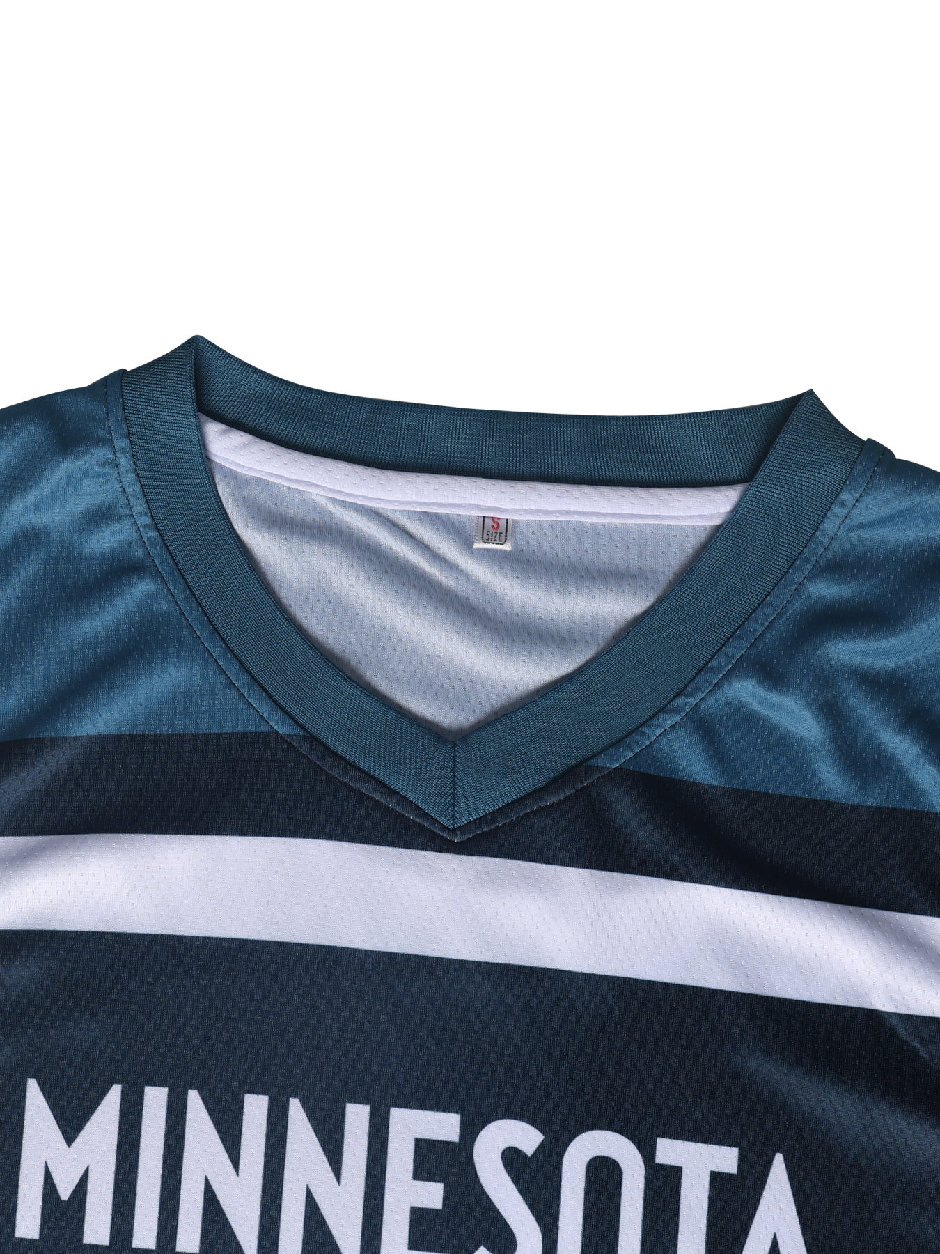 5 Anthony 5 Edwards Basketball Jersey White Navy Stitched In Stock Ready To ship