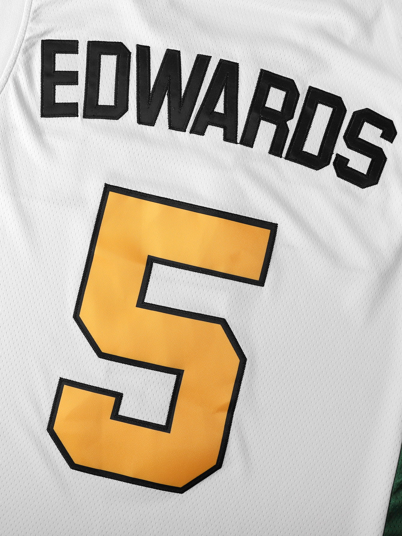 5 Anthony 5 Edwards Basketball Jersey White Navy Stitched In Stock Ready To ship