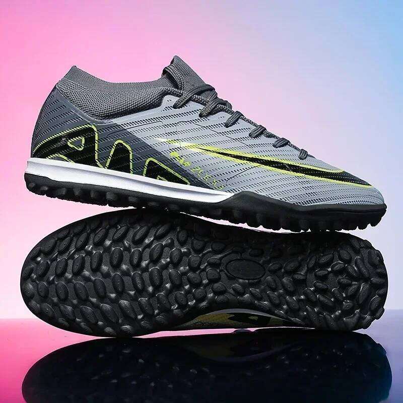 New Men Soccer Shoes Hot-selling Football Boots Mid-top Non-Slip Cleats FG/TF High-quality Match Sneakers Futsal Indoor