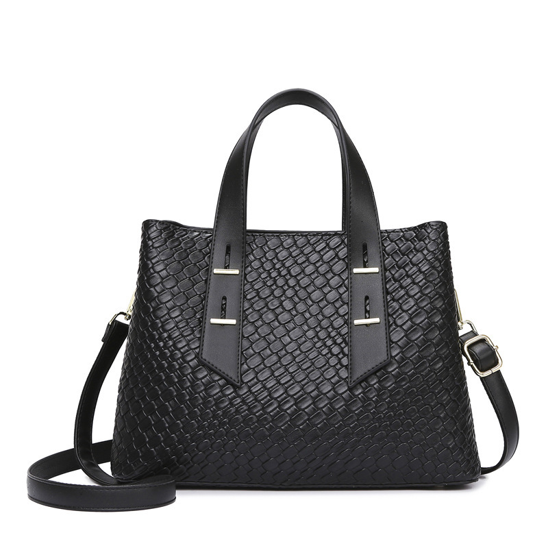 Free Shipping Designer Handbag 2025 New Tote Simple And Fashionable Women's Woven Pattern Temperament Commuting Shoulder Bag