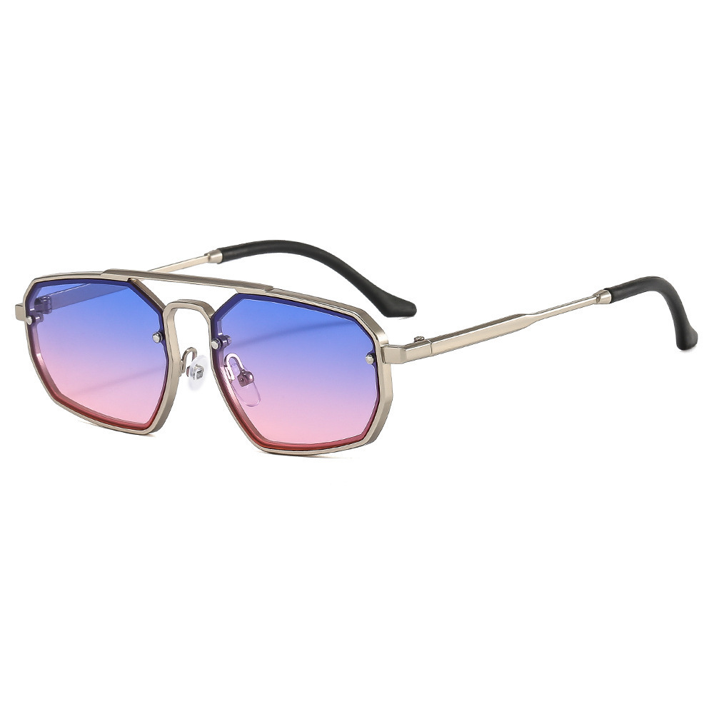 Designer Sunglasses For Women Men Fashion Sunglasses Luxury Polarized Lens Goggle Pilot Metal Frame Oversized UV400 Eyewear Luxury Style Sunglasses AS