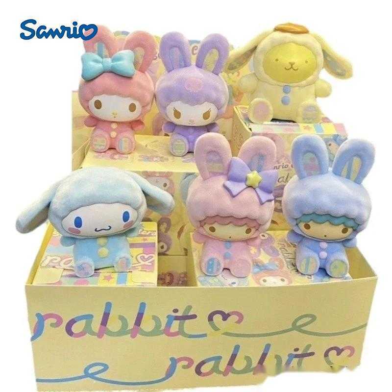 Sanrio Hello Kitty Kuromi Mymelody Blind box cute cartoon doll blind box Figure Decor Collection Model Toys gifts X250523